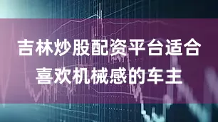 吉林炒股配资平台适合喜欢机械感的车主